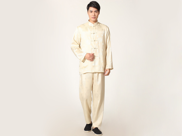 Tai Chi Clothing Long-sleeve Casual Style Linen Suit